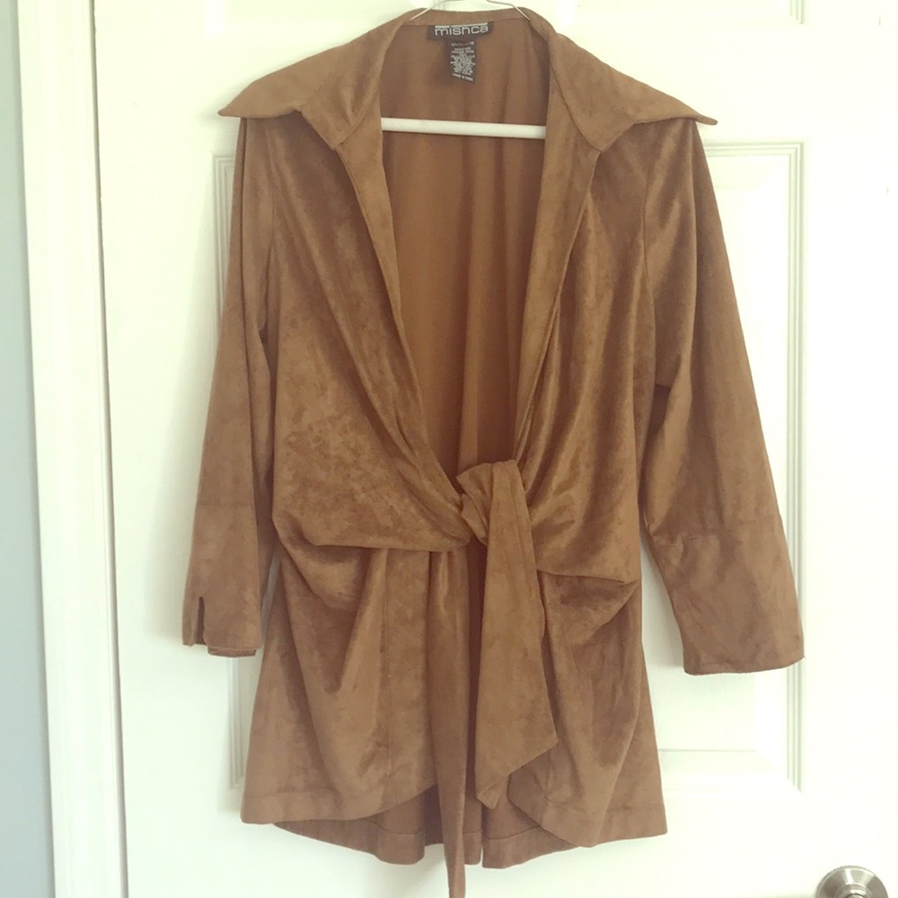 Trendy Suede Coat